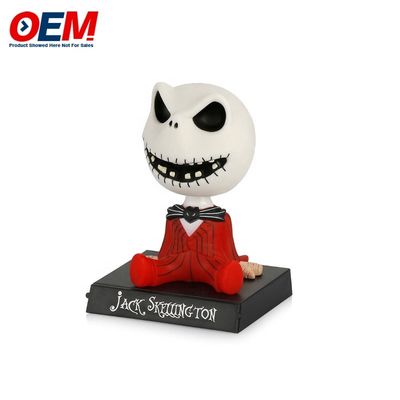 Customized Solar Powered Bobble Head Dancing Toy OEM Skeletal Action Figurines