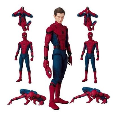 Custom High quality 15CM Spider Man Toys Tom Holland PVC Action Figure Spiderman Collection Toy with box