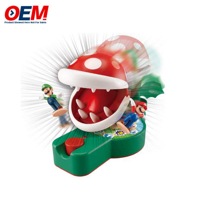 Games Teeth Super Mario Piranha Plant Escape Made Tabletop Action Game for Ages 4+ with 2 Collectible Super Mario Action Figures