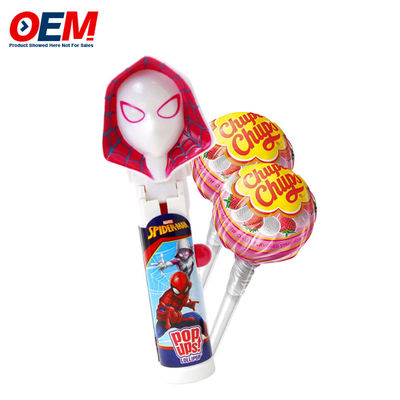 Pop-Up Lollipop Holder Case Made Plastic Candy Toy OEM Creative Lollipop Toy For Kid