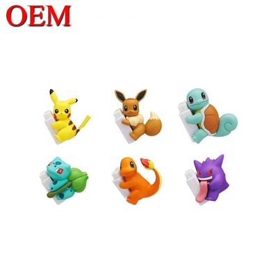 Manufacturer Custom Mini Figure USB Data Line Charging Cable Protector Capsule Toy