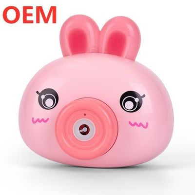 OEM Customized 3D Cartoon Mini Hand Held Bubble Blowing Machine Portable Bubble Maker