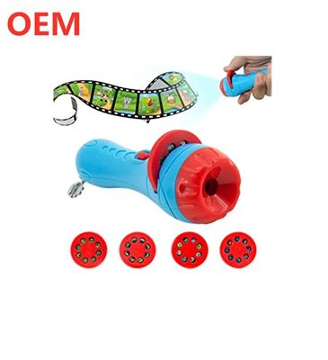 Custom Made Baby Sleeping Story Projector Flashlight Toy Lamp Torch