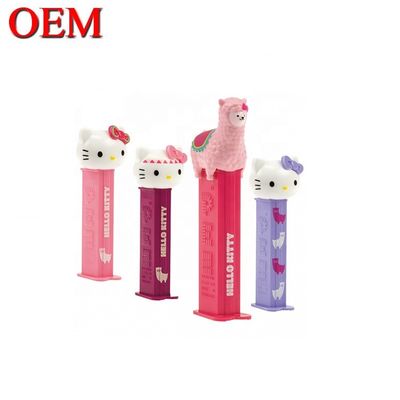Customized 3D Cartoon Toy Hellokitty Plastic Candy Dispenser Oem Candy Packs