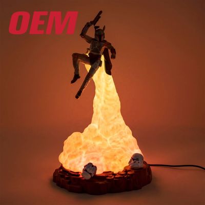 Customized LED Light-up Toys Ome Movie Character Toys Lamp Make Plastic Kids Toy Light With Music and Sound