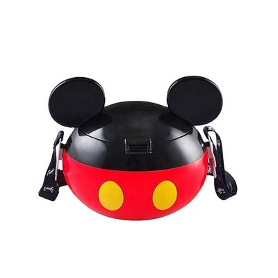 OEM Plastic Minnie Candy Box popcorn container with snap on lid food safe popcorn bucket