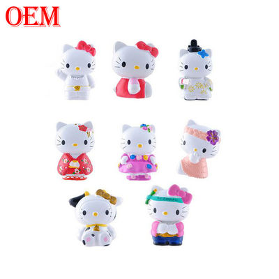 custom toy manufacturer OEM Kitty Cat Keychain Melody Keychain Cartoon 3D Cartoon Keychain