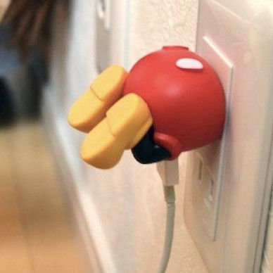 Cute USB Wall Charger Mobile Phone USB Figurine Charger Portable Single Charger