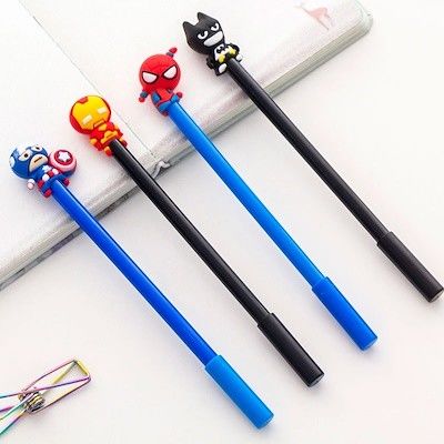 Custom Cool 3D Cartoon Figure Toy Ballpoint Pen Head Toppers Kids Toy Ball Pen