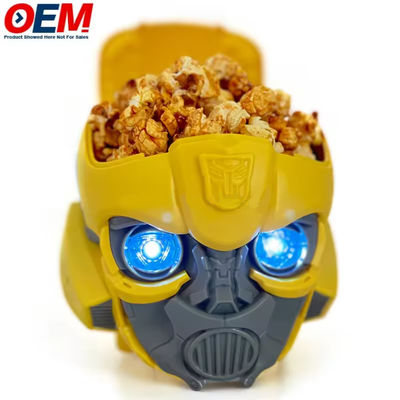 Custom Color Cartoon Character Popcorn Container for Movie Theater Snack
