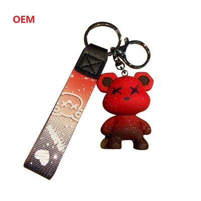 3d Character Keychain Custom Keychain With Metal Key Ring