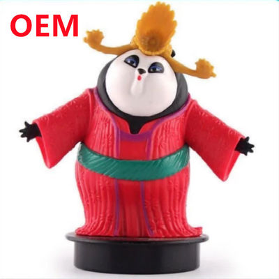 Customized Red Color 3d Pvc Toys OEM Soft Plastic Collection Anime Characters Make TPR 10 Cm High Cute Girl Figure