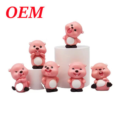 Blind Box Head Tilt Cute Pink Ruby Plastic Toys