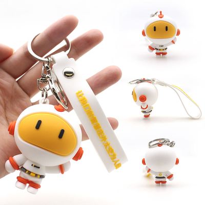 Toy Manufacturer Customized Personalized Cartoon Shape PVC Key Chains  